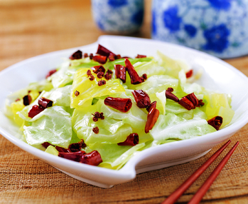炝炒莲花白 图片合集