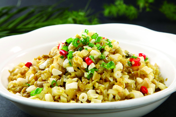 买菜图 小笋炒泡菜