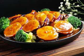 铁板煎酿茄盒茄夹