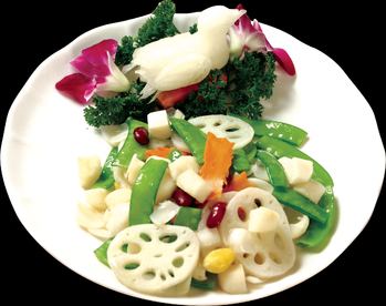 买菜图 荷塘三鲜1