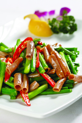 买菜图 韭香海肠