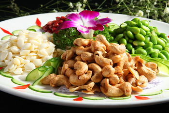 豆类拼盘毛豆腰果杏仁红腰豆