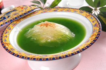 健康菜汁鱼翅